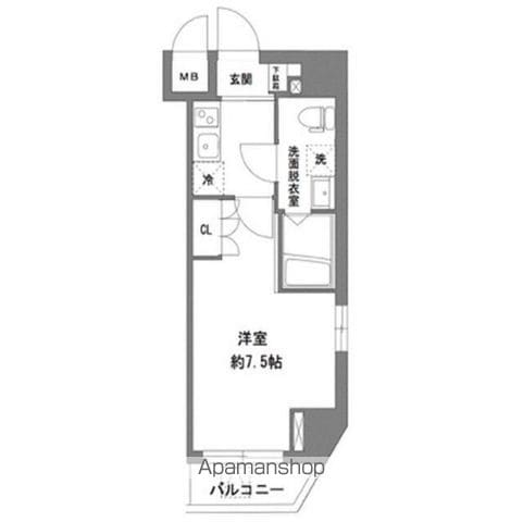 ラヴィータ新御徒町の間取り写真