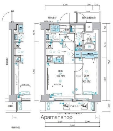 メインステージ板橋志村Ⅲ[1LDK/35.95m2]の間取図