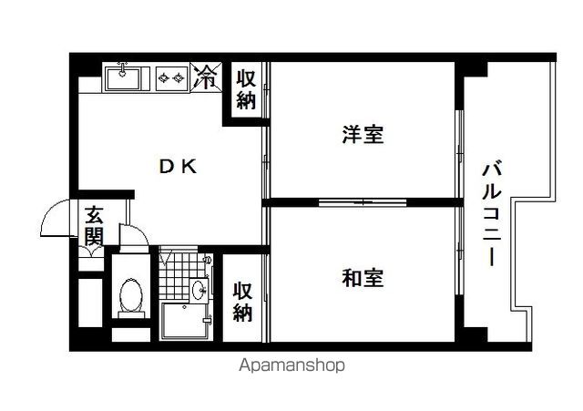 サンパレス21尼崎の間取り写真