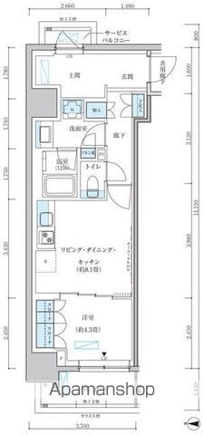 パークアクシス池袋イーストの間取り写真