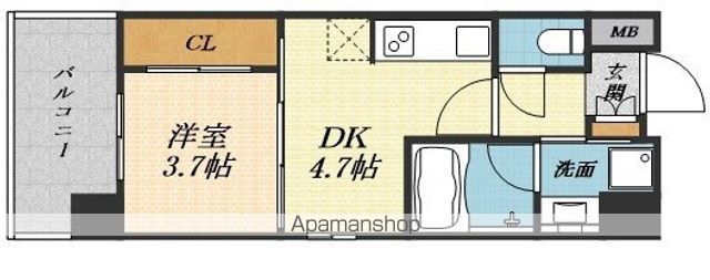 エルシア新大阪の間取り写真