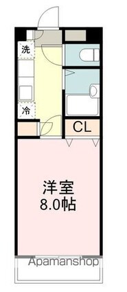 グランドパレス長町[1K/27.06m2]の間取図