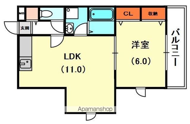 福住マンションの間取り写真