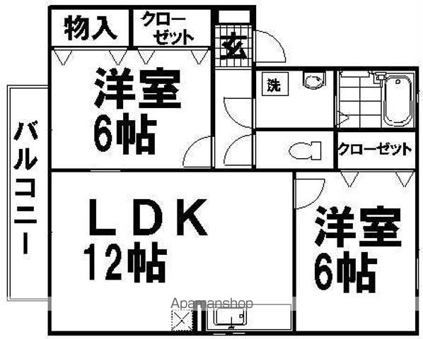 セジュール大地 O棟の間取り写真