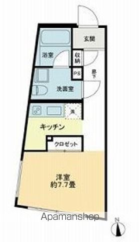 【ＰＲＥＡＳ西大井の間取り】