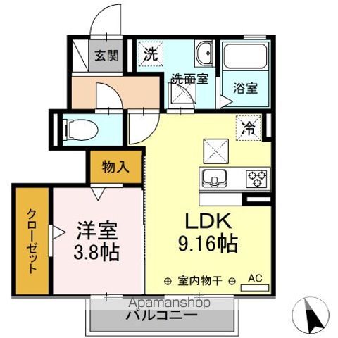 ベルドミールの間取り