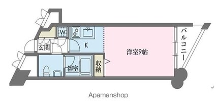 ドゥーエ学芸大学[1R/26.94m2]の間取図