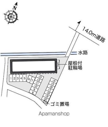 レオパレスフローリッシュⅡ[1K/28.02m2]の駐車場3