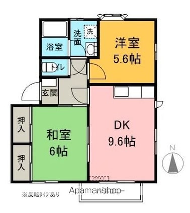エクセルプラザ[2DK/49.68m2]の間取図