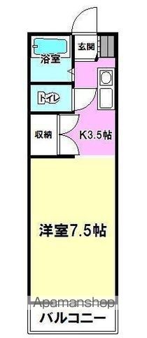 となりの花きゃべつの間取り写真