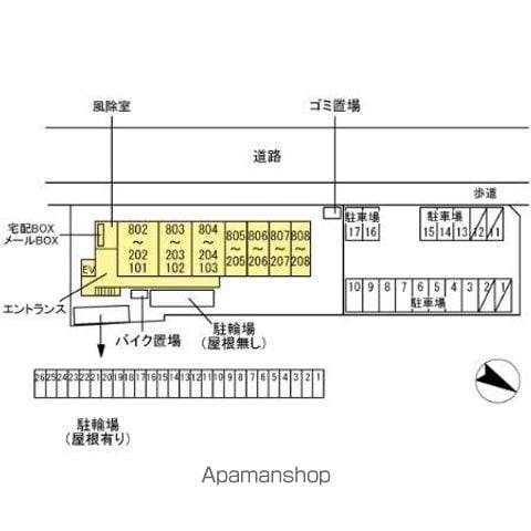 ＡＧＲＥＶＥ 507 ｜ 千葉県千葉市中央区新宿１丁目24-13（賃貸マンション1K・5階・26.75㎡） その20