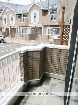 山梨県甲斐市大下条[2DK/44.34m2]のバルコニー