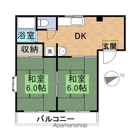 バロンハイツの間取り写真