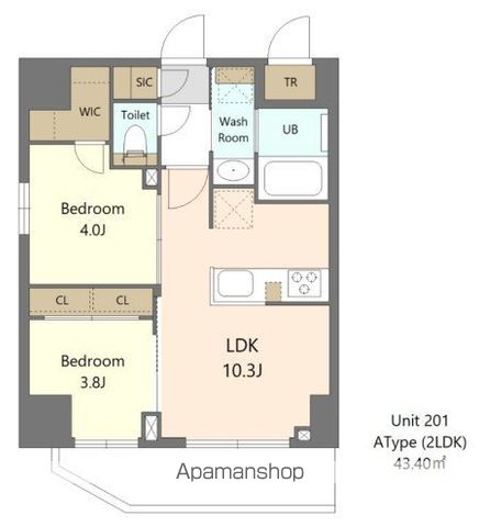 SーRESIDENCE浅草CLARITYの間取り写真