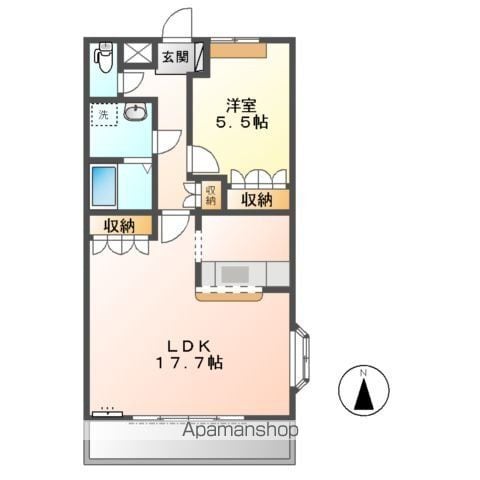 ＪＲ東海道本線 静岡駅 バス乗車時間：25分 最寄りバス停で下車 徒歩2分 2階建 築17年の間取り写真