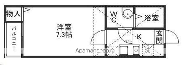 仙台市地下鉄南北線 河原町駅 徒歩12分 2階建 築19年の間取り写真
