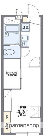 レオパレスムーンヒルズの間取り写真