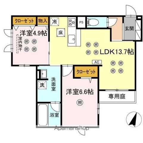 TORISIA STAGE 小郡駅南の間取り写真