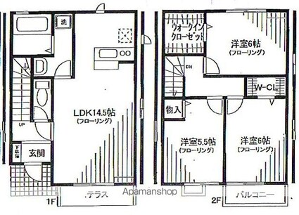 ソレアード・ウエルト[3LDK/78.53m2]の間取図