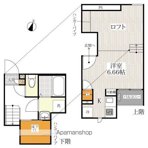 CB鳥栖ヴィレッタの間取り写真