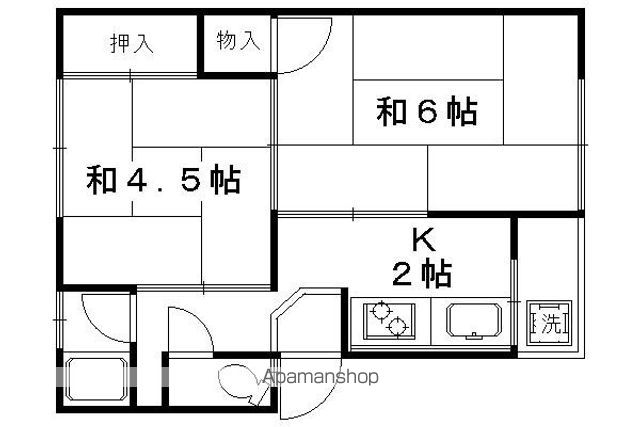春日マンションの間取り写真