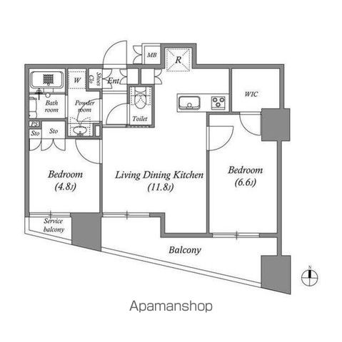 ＮＩＤＯ蔵前ＡＶＥＮＵＥの間取り