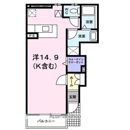 ミニヨン[1R/35.98m2]の間取図