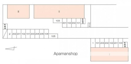 フラワーアネックスⅡ[2DK/40.04m2]の配置図
