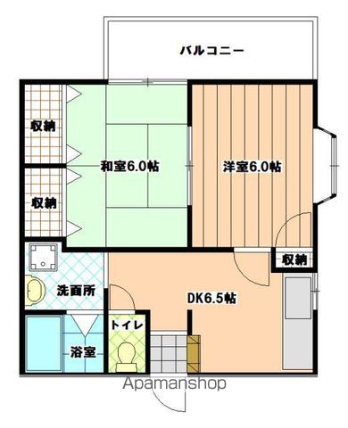 ワイズテリア新宮Ⅰの間取り