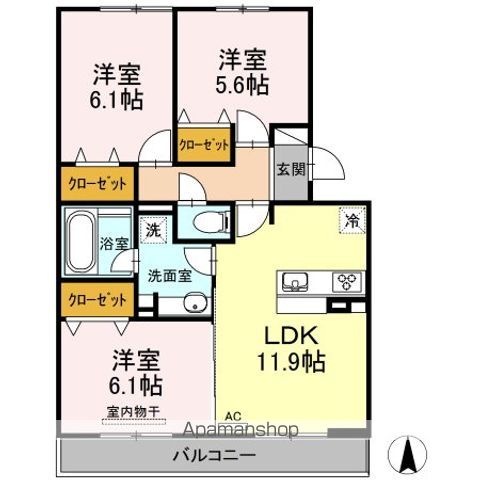 エレンシアの間取り写真