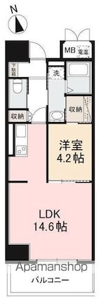 ａｄｅｎｉｕｍ　Ｆｏｒｅｓｔ[1LDK/45.32m2]の間取図