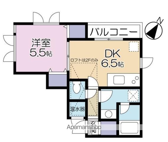 杉並区本天沼のアパートの間取り