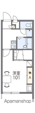 レオパレス中町の間取り写真