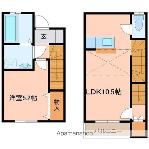 ブルック原町の間取り写真