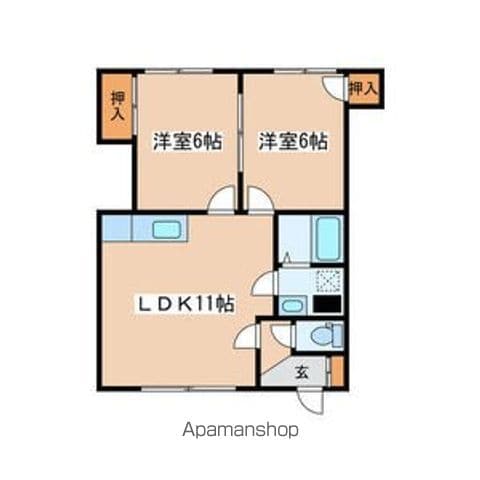 コーポ丸正の間取り写真