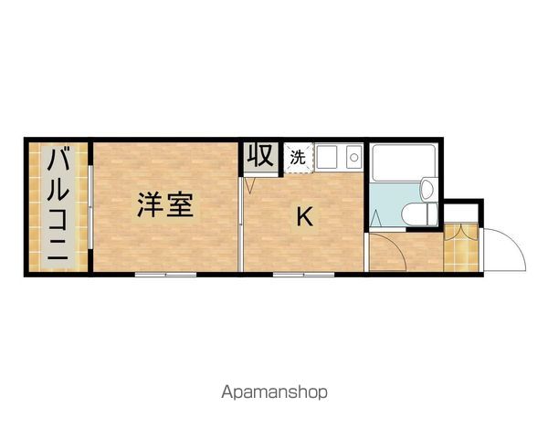 立川市錦町のマンションの間取り