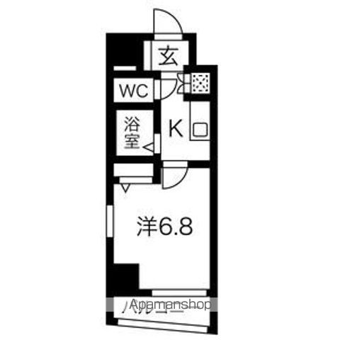 板橋区本町のマンションの間取り