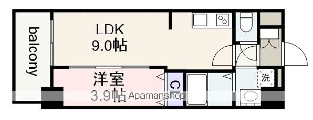 アドバンス名古屋アウリィの間取り写真