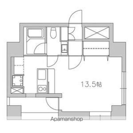 Ｍａｒｃｈｅ　ＩＩＩ[1R/33.45m2]の間取図