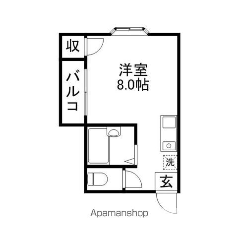 チャレオコーポハウス大橋の間取り写真