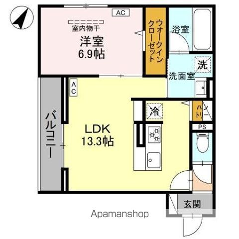 オークヒル上町の間取り写真