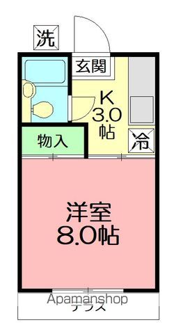 ハイツウメダの間取り写真
