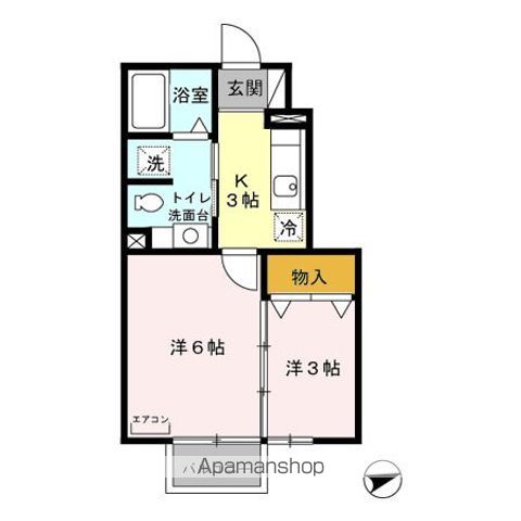 アビタシオン児桜の間取り写真