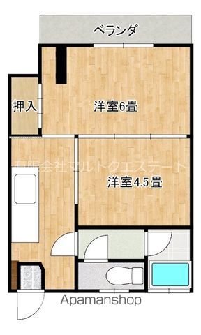 神園ハイツの間取り写真