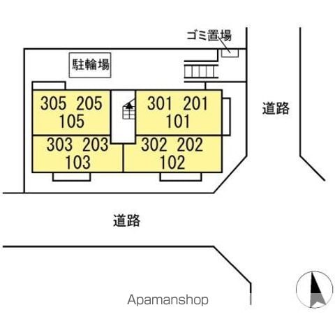 ＴＯＲＩＳＩＡ　ＹＨ 105 ｜ 千葉県千葉市花見川区検見川町３丁目303-11（賃貸アパート1LDK・1階・39.86㎡） その14