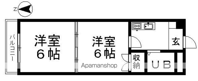 桜マンションの間取り写真