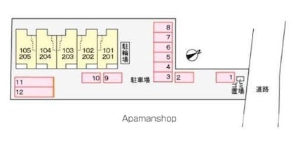 ミルフロールⅤ[1LDK/46.9m2]の配置図