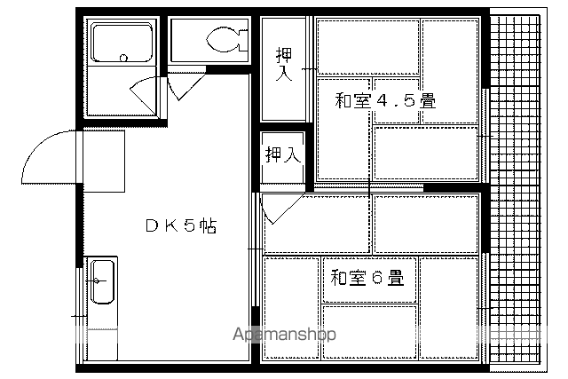 樋ノ上荘の間取り写真