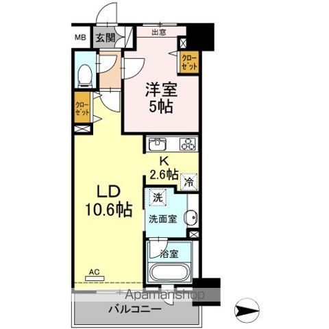 グレイスコート・アイエスの間取り