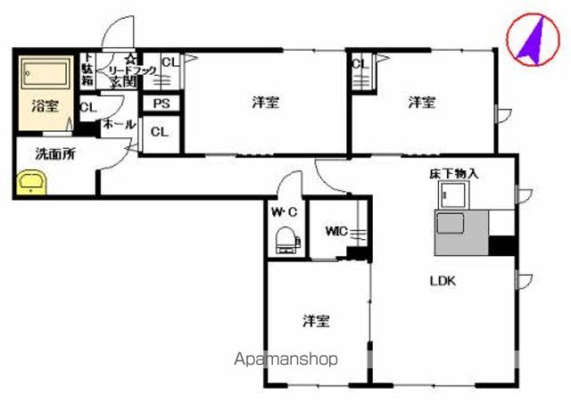 ベレオ横峰の間取り